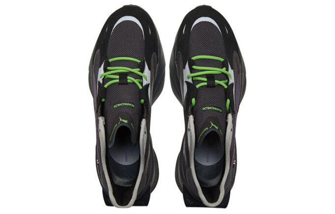 ROARINGWILD x PUMA Unisex Pwrframe Op-1 Buty sportowe czarne „niebieskie”