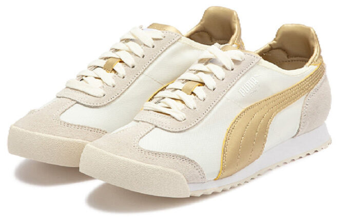 Roma OG Nylon „Metallic – Whisper White Team Gold”