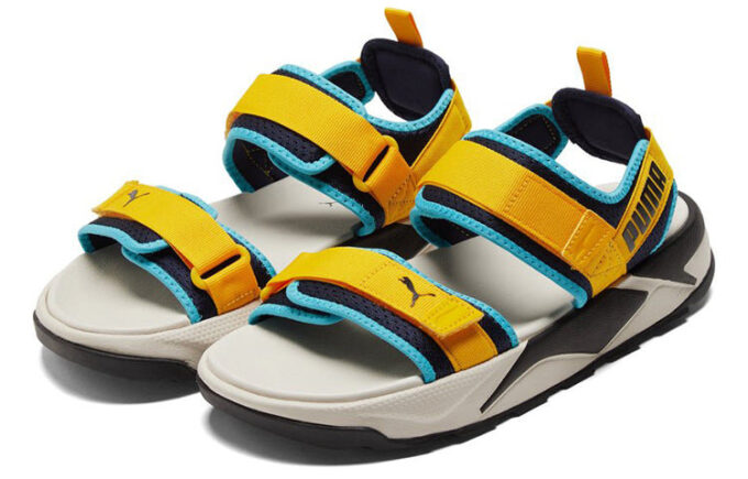 RS-Sandal „Peacoat Spectra Yellow”