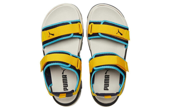 RS-Sandal „Peacoat Spectra Yellow”