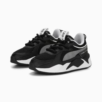 RS-X Czarno-białe trampki dla małych dzieci