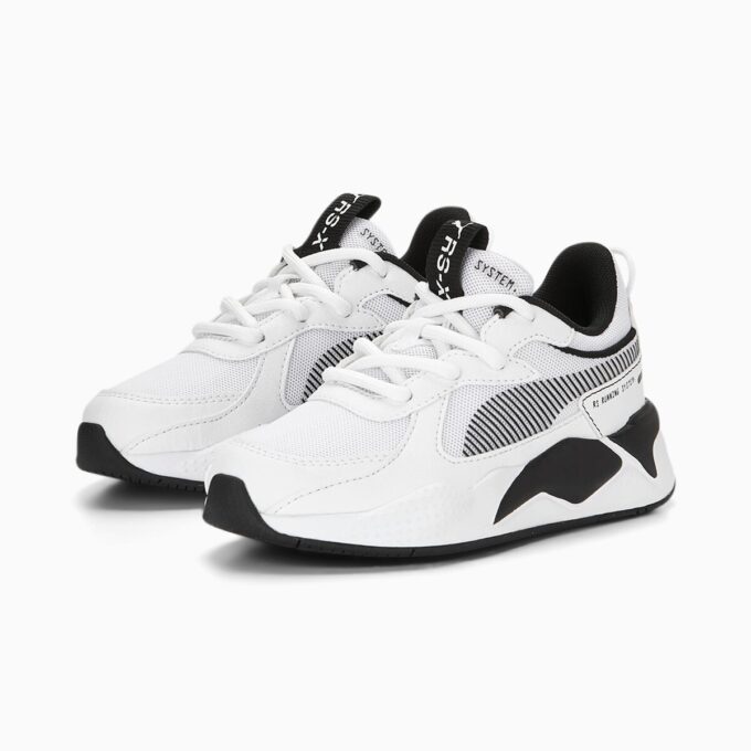 RS-X Czarno-białe trampki dla małych dzieci RS-X Czarno-białe trampki dla małych dzieci