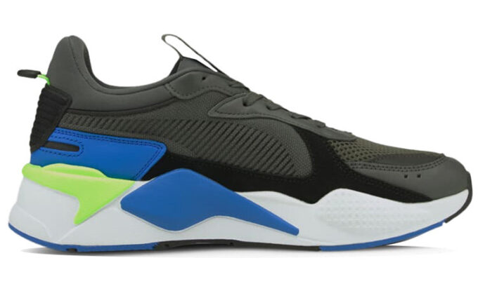 RS-X Reinvention Low-Top Szaro-Niebiesko-Białe