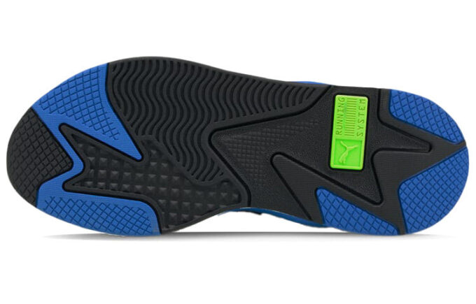 RS-X Reinvention Low-Top Szaro-Niebiesko-Białe