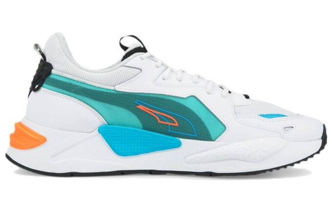 Rs-X Split Athleisure Casual Sports Shoe Unisex Biało-Niebiesko-Zielony „Biało-Niebieski”