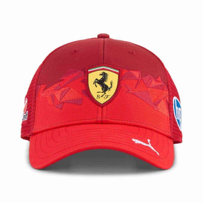 Scuderia Ferrari HP 20 lat czerwonej czapki trucker Scuderia Ferrari HP 20 lat czerwonej czapki trucker