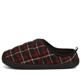 Scuff Flanel Slip-On „Black Red”