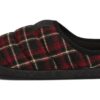 Scuff Flanel Slip-On „Black Red”