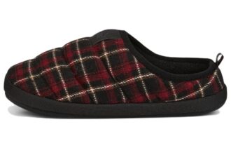 Scuff Flanel Slip-On „Black Red”