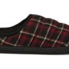 Scuff Flanel Slip-On „Black Red”