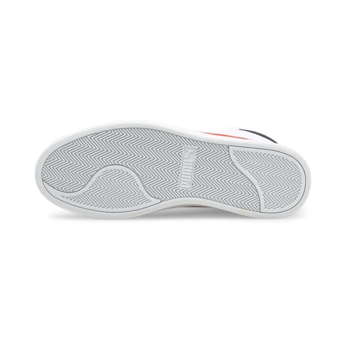 Shuffle Mid „Biały, czerwony, o wysokim ryzyku”