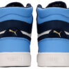 Shuffle Mid Mid Tops Casualowe buty do skateboardingu Unisex Niebiesko-białe