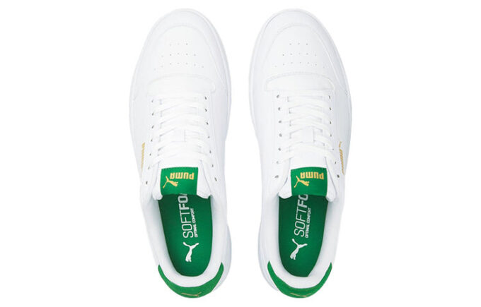Shuffle Perf Casual Skate Shoes Unisex Biało-Zielone
