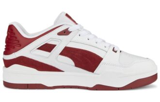 Slipstream Suede FS „Biała Intensywna Czerwień”