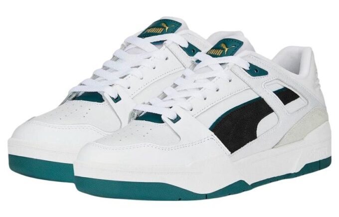 Slipstream Suede FS „Biało-czarno-zielony”