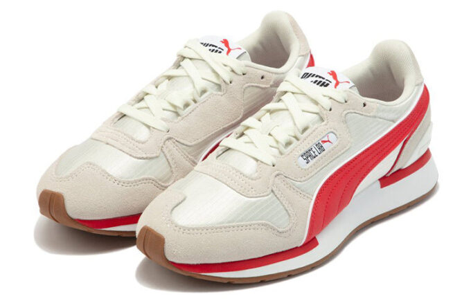 Space Lab Athleisure Casual Sports Shoes Unisex Biało-Czerwony