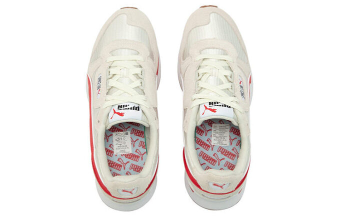 Space Lab Athleisure Casual Sports Shoes Unisex Biało-Czerwony