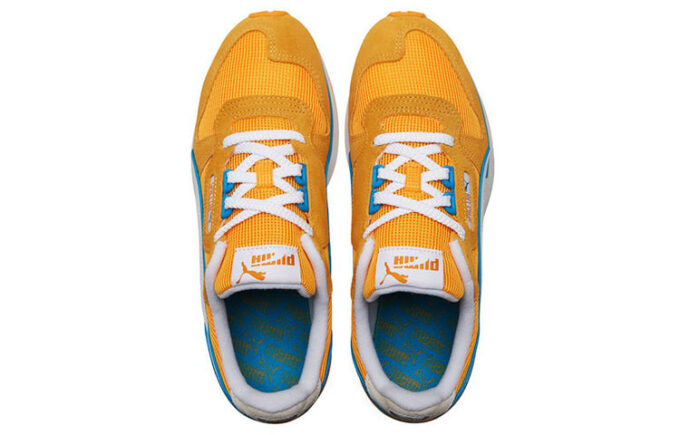 Space Lab Contrast Athleisure Casualowe buty sportowe unisex żółte