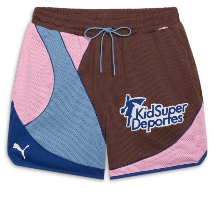 Spodenki Hoops x KidSuper „Kasztanowy brąz”