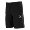 Spodenki klubowe z haftowanym logo, casualowe, sportowe, czarne