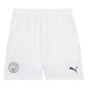 Spodenki Manchester City 24/25 w kolorze biało-czarnym
