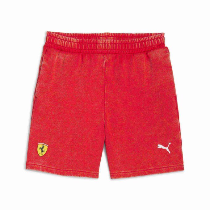 Spodenki motorsportowe dla dużych dzieci Scuderia Ferrari Sportswear