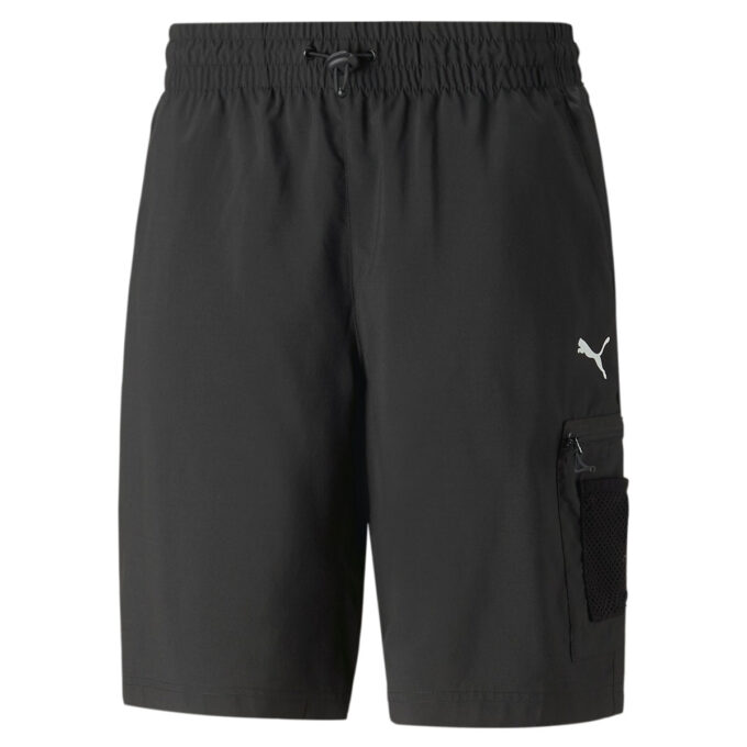 Spodenki Open Road Woven 9 cali w kolorze czarnym