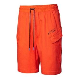 Spodenki PUMA x Attempt „Pomarańczowo-czarne”