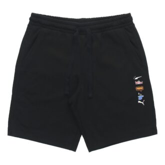 Spodenki sportowe Awareness Athleisure Casual, oddychające, ze ściągaczem, w kolorze czarnym