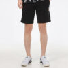 Spodenki sportowe Awareness Athleisure Casual, oddychające, ze ściągaczem, w kolorze czarnym