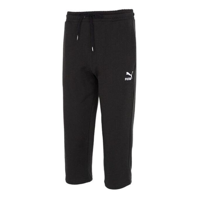 Spodnie Active Woven 3/4 „Czarno-białe”