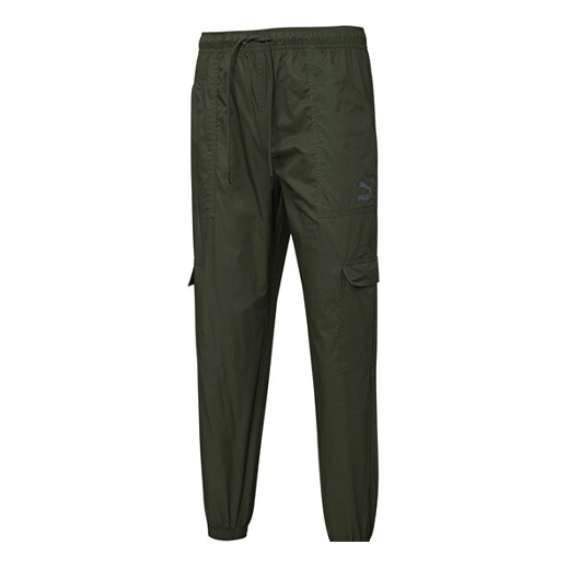 Spodnie cargo Logo Classics w kolorze zielonym