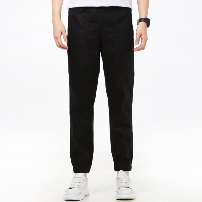Spodnie chino Modern Basics w kolorze czarnym