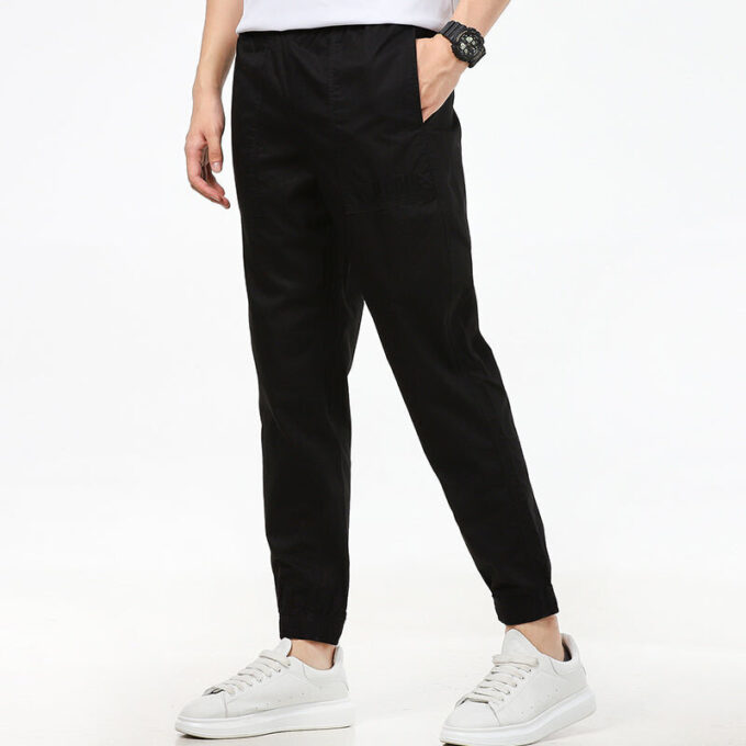 Spodnie chino Modern Basics w kolorze czarnym