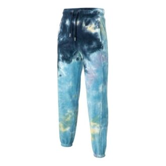 Spodnie dresowe MMQ Tie Dye w kolorze niebieskim
