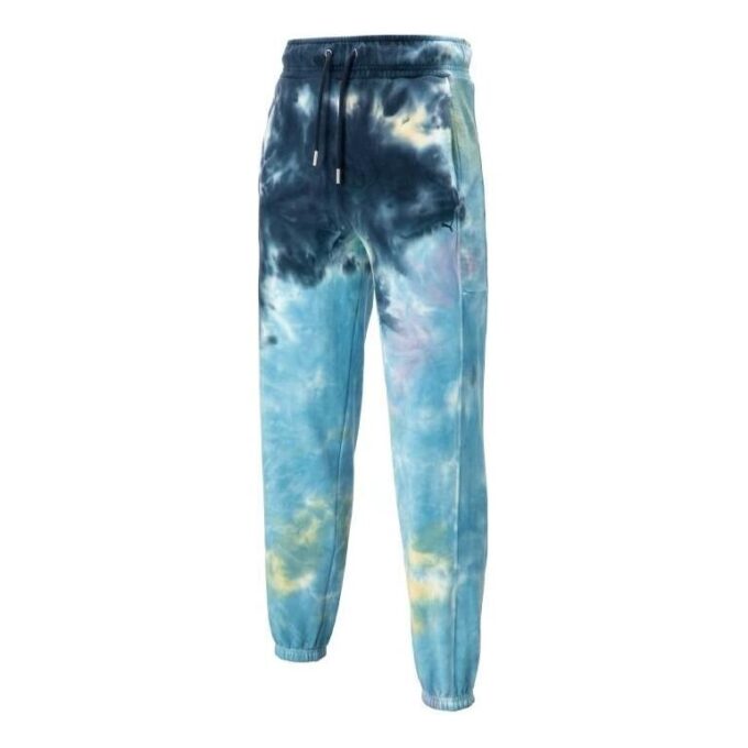 Spodnie dresowe MMQ Tie Dye w kolorze niebieskim