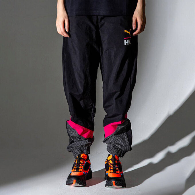 Spodnie dresowe PUMA x Helly Hansen „Czarno-biało-czerwone”