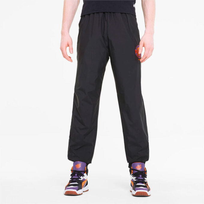 Spodnie dresowe PUMA x The Hundreds „Czarno-czerwone”