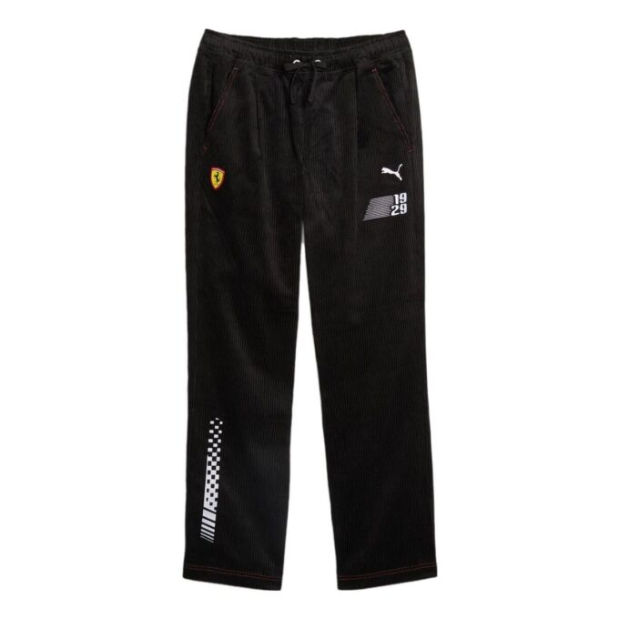 Spodnie męskie PUMA x Ferrari Race Garage Crew z logo