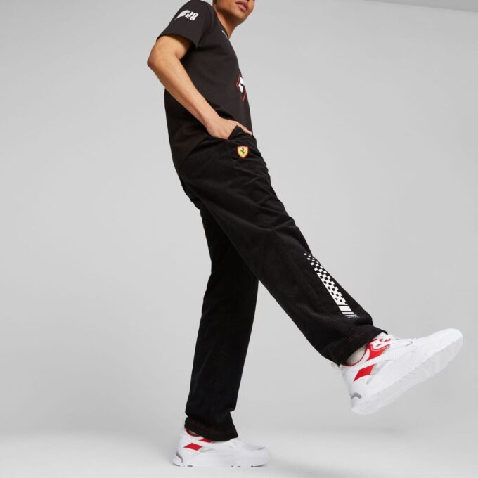 Spodnie męskie PUMA x Ferrari Race Garage Crew z logo
