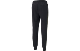 Spodnie sportowe z dzianiny z nadrukiem Metallic Nights Tape, męskie, czarne