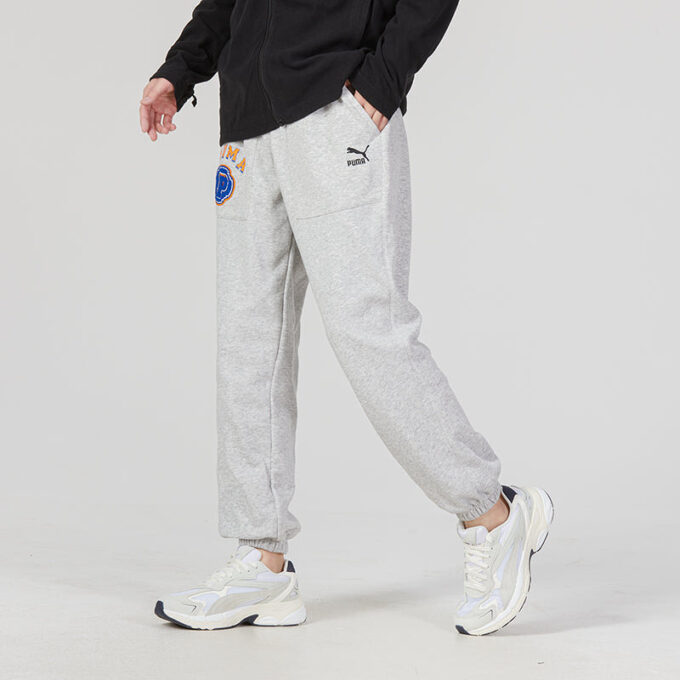 Spodnie Team Pants Tr Logo „Szare”