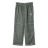 Spodnie tkane Swxp D z logo „Olive Green”