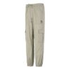Spodnie z tkaniny Cargo Bundle Feet, długie, kremowo-białe