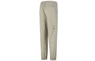 Spodnie z tkaniny Cargo Bundle Feet, długie, kremowo-białe