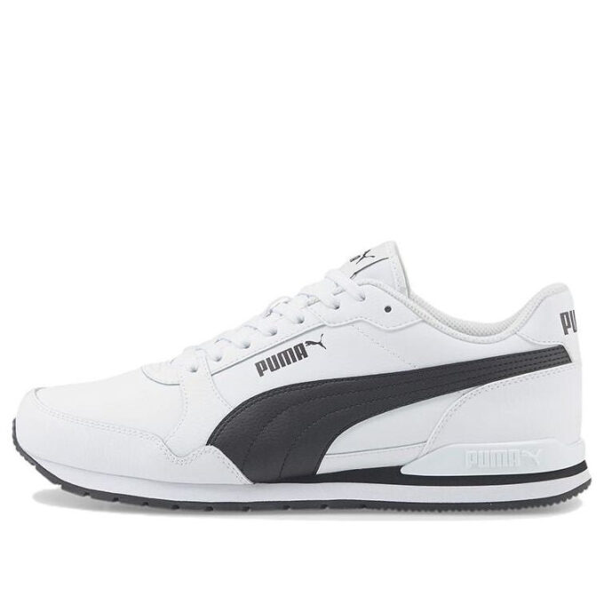 ST Runner v3 Skóra „Biało-Czarny”
