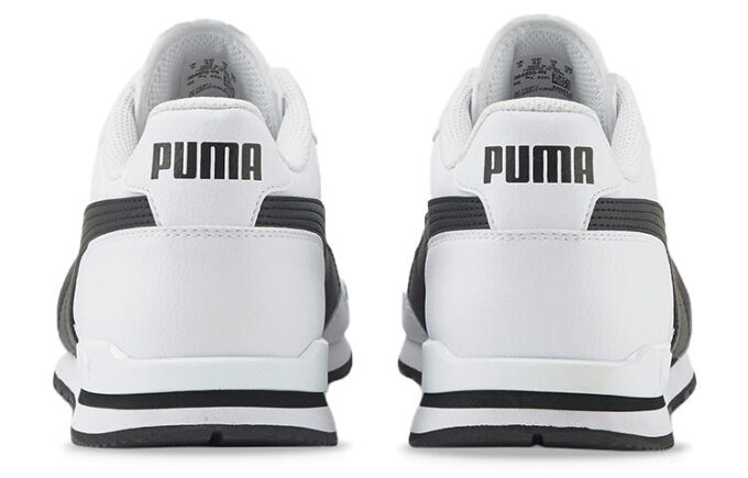 ST Runner v3 Skóra „Biało-Czarny”