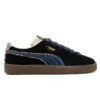 Suede Bz Emb „Czarny Granatowy Marcepan Jasnoniebieski”