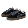Suede Bz Emb „Czarny Granatowy Marcepan Jasnoniebieski”