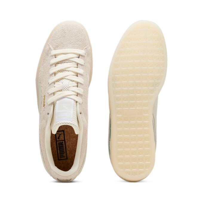 Suede Classics OG „Ciepła biel, zieleń archiwalna”